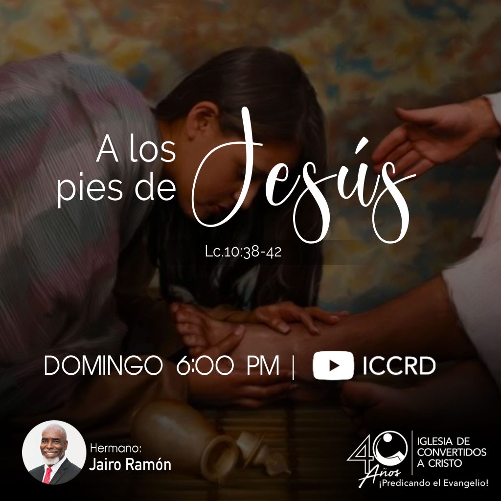 A los pies de Jesús