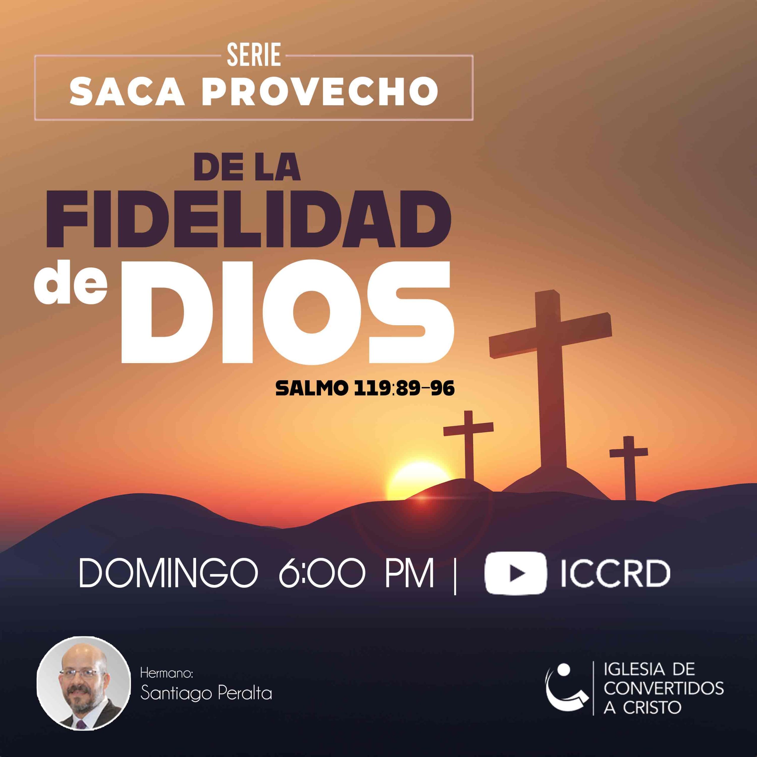 Saca provecho de la fidelidad de Dios